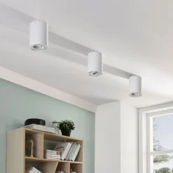 Arcchio loftspot Jolina, rund, hvid, 13 cm, metal