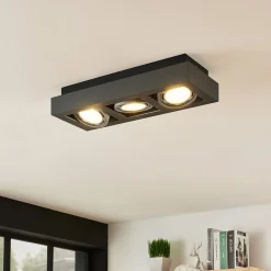 Arcchio loftspot Ronka, 50 cm, 3 lyskilder, grå, GU10