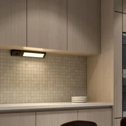 Arcchio Mitari LED-underskabsbelysning, sort