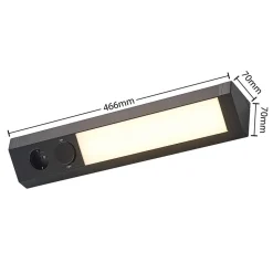 Arcchio Mitari LED-underskabsbelysning, sort