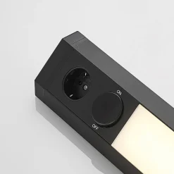 Arcchio Mitari LED-underskabsbelysning, sort