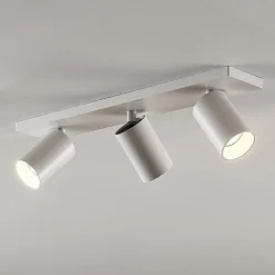 Arcchio spotlight Brinja, sæt med 2, hvid, kantet, 3 lyskilder, GU10