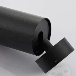 Arcchio spotlight Brinja, sæt med 2, sort, rund, Ø 6cm, GU10