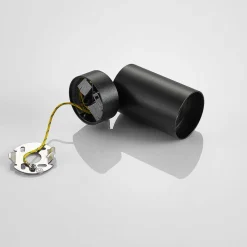 Arcchio spotlight Brinja, sæt med 2, sort, rund, Ø 6cm, GU10