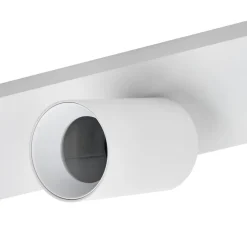 Arcchio spotlight Brinja, hvid, kantet, Ø 7 cm, 4 lyskilder, GU10