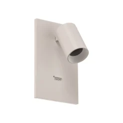 Arcchio spotlight Brinja, hvid, metal, USB-C, afbryder, GU10