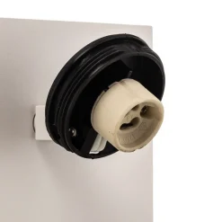 Arcchio spotlight Brinja, hvid, metal, USB-C, afbryder, GU10