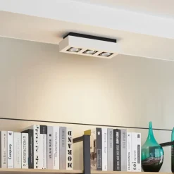 Arcchio spotlight Vince, 36 cm, 3 lyskilder, hvid/krom, GU10