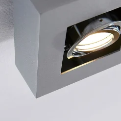 Arcchio spotlight Vince, 25 cm, 2 lyskilder, sølv, GU10