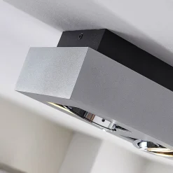 Arcchio spotlight Vince, 25 cm, 2 lyskilder, sølv, GU10