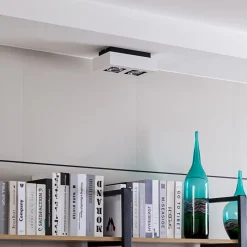 Arcchio spotlight Vince, 25 cm, 2 lyskilder, hvid/krom, GU10