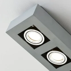 Arcchio spotlight Vince, 36 cm, 3 lyskilder, sølv, GU10