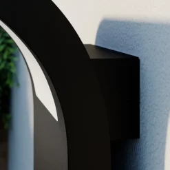 Arcchio udendørs LED-væglampe Advik, antracit, IP54, sensor