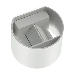 Arcchio væglampe Zuzana, rund, hvid, stik, G9, 13 cm