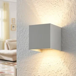 Arcchio væglampe Zuzana, sæt med 2, hvid, G9, 10 cm bred