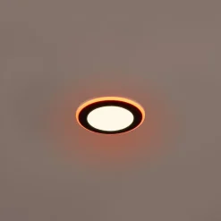 Argus LED-downlight RGBW fjernbet Ø8cm sort