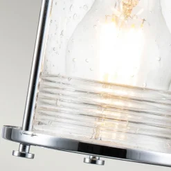 Ashland Bay bad-væglampe, krom, 3 lyskilder