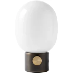 Audo JWDA bordlampe, bruneret messing