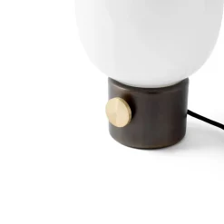 Audo JWDA bordlampe, bruneret messing