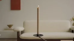 Audo lysestage Interconnect, sort, højde 25,5 cm