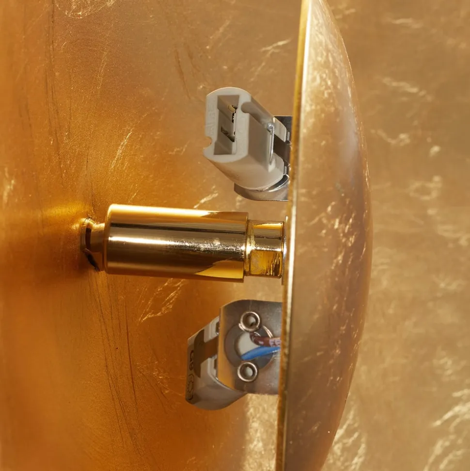 Aura Sol væglampe i guldlook Ø 40 cm