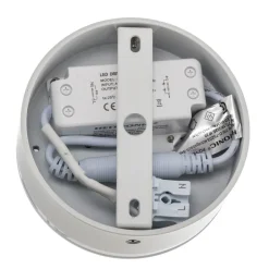 Aurora LED-downlight, hvid, Ø 9,5 cm, 3.000 K