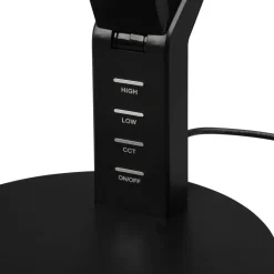 Ava LED-bordlampe med dæmperfunktion, sort