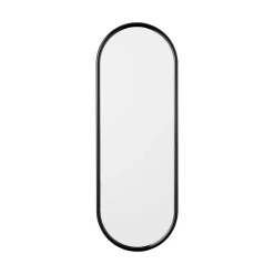 AYTM Angui spejl, antracit, højde 78 cm, glas, stål