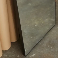 AYTM Arcus-spejl, sort, højde 115 cm, glas, MDF-træ