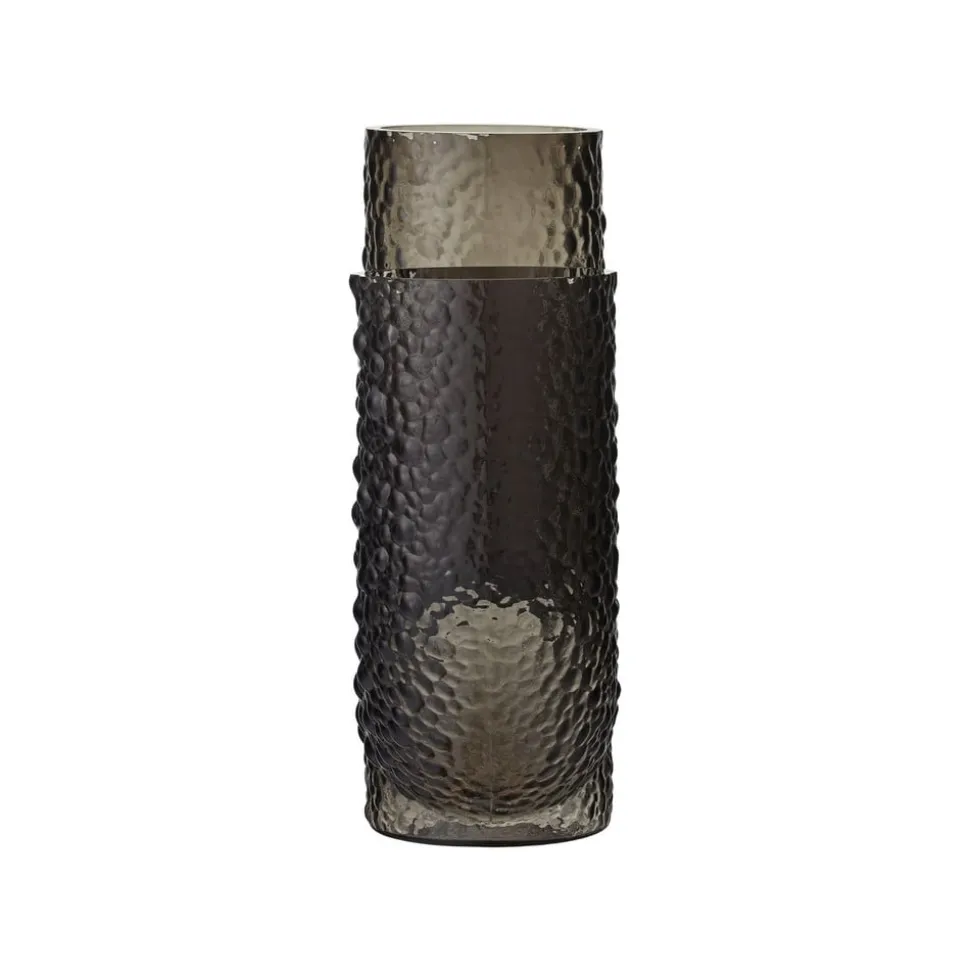 AYTM Arura-vase, sort, højde 40 cm, bredde 34 cm, glas