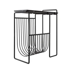 AYTM Magasinholder Sino, sidebord, sort