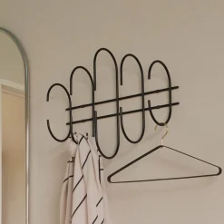 AYTM Moveo vægknagerække, bredde 51 cm, sort, stål