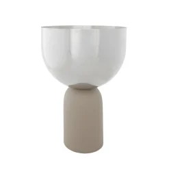 AYTM Torus urtepotte, grå, Ø 22 cm, højde 30,6 cm, jern