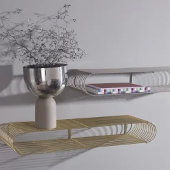 AYTM Torus urtepotte, grå, Ø 22 cm, højde 30,6 cm, jern