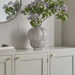 AYTM Uva-vase, Ø 32 cm, duegrå, glas, mundblæst