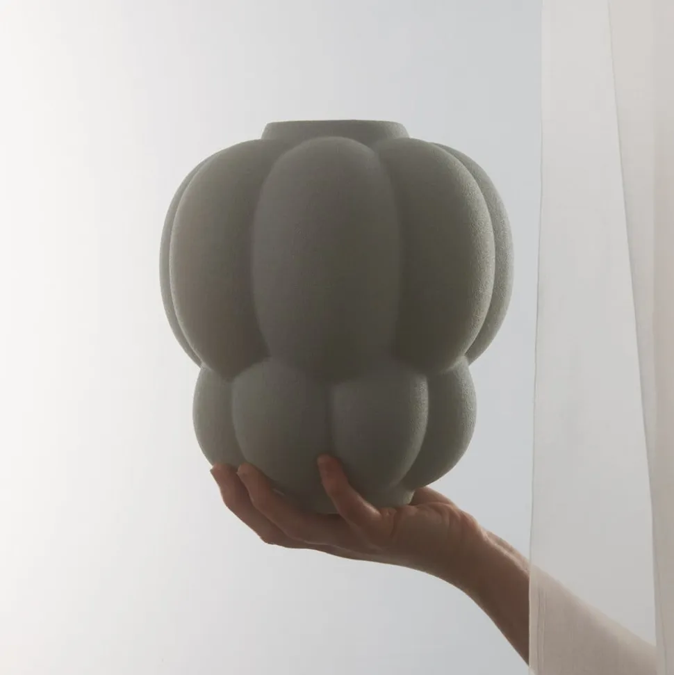 AYTM Uva-vase, keramik, grøn, Ø 26 cm, drueform