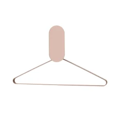 AYTM Vægknage Ovali, spejl, pink, glas, træ, stål