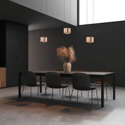 BANKAMP Impulse LED-hængelampe 3 lyskilde roséguld