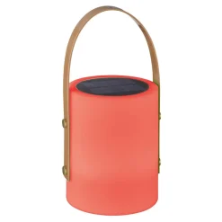 Bari LED-bordlampe, solcelle, RGB-farveskift