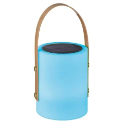 Bari LED-bordlampe, solcelle, RGB-farveskift