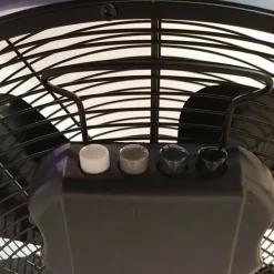 Beacon bordventilator Breeze bronze/valnød, Ø 41 cm, lydsvag