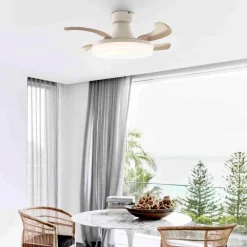 Beacon LED-loftventilator Fanaway Orbit hvid Ø 91 cm støjsvag