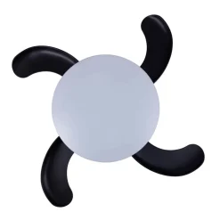 Beacon LED-loftventilator Fanaway Orbit sort 91 cm støjsvag