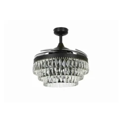 Beacon loftventilator med lys Fanaway Veil sort lydløs