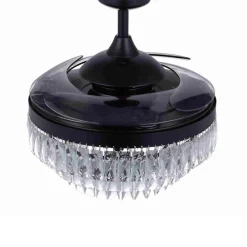 Beacon loftventilator med lys Fanaway Veil sort lydløs