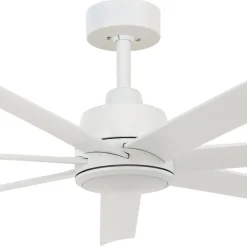Beacon loftventilator med lys Atlanta hvid 142 cm støjsvag