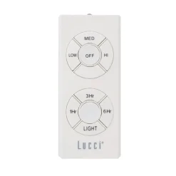 Beacon loftventilator med lys Megara titan 122 cm støjsvag