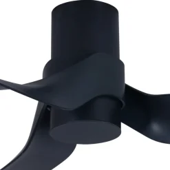 Beacon loftventilator med lys Nautica, sort, støjsvag