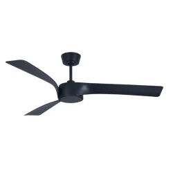 Beacon loftventilator med lys Line sort 132 cm støjsvag