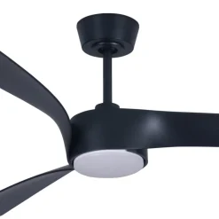 Beacon loftventilator med lys Line sort 132 cm støjsvag